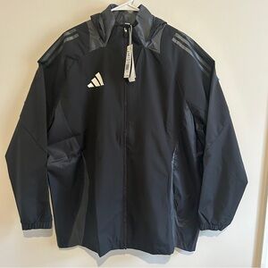 Adidas Men's Black Tiro Windbreaker Jacket